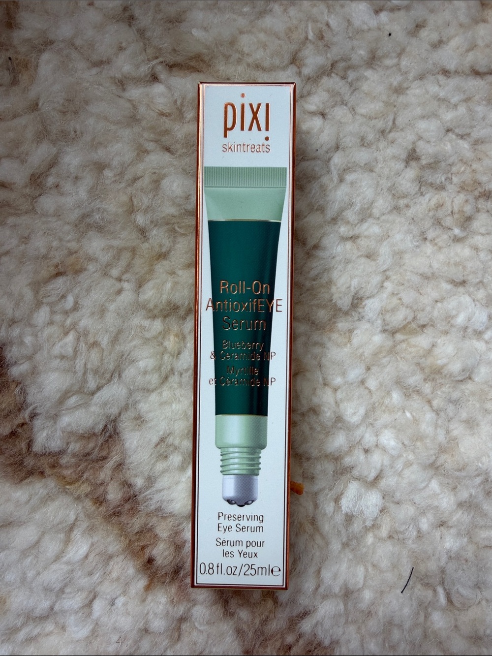 Pixi Green Roll-On Eye Serum Tube